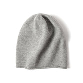 100% Cashmere Beanie for Women and Men Winter Cashmere Hat