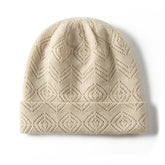 Cashmere Beanie for Women Winter Pure Cashmere Hat