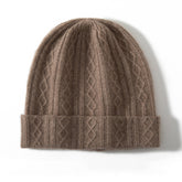 Pure Cashmere Beanie Hat Winter Cashmere Cap