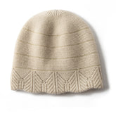 Pure Cashmere Beanie Hat for Women Winter Cashmere Hat