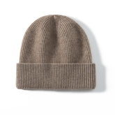 Pure Thick Cashmere Beanie Winter Cashmere Hat Unisex