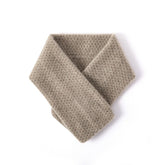 100% Cashmere Neck Warmer Triangle High Neck Knitted Small Scarf