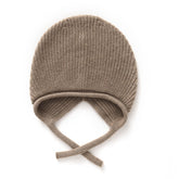 Tie-Up Knitted Earflap Cashmere Bonnet Pullover Windproof Hat