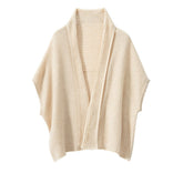 Cashmere Shawl Women's Warm Knitted Cape Dual-Purpose Scarf
