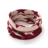 Cashmere Star Pattern Knitted Snood Cashmere Neck Warmer