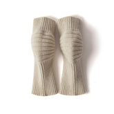 Cashmere Knee Brace Support Leg Warmers for Cycling & Skiing