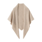 100% Cashmere Travel Wrap Long Shawl Triangle Knit Scarf