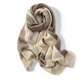 Cashmere Shawl Knitted Patchwork Jacquard Soft Warm Scarf Wrap