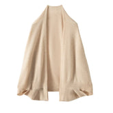 Women's Cashmere Shawl Pashmina Wrap Scarf Open Front Poncho