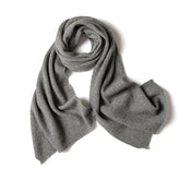 Winter Pure Cashmere Knitted Scarf Shawl Poncho Casual Scarf