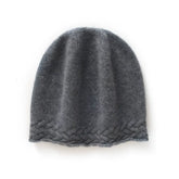 Braided Edge Cashmere Soft Hat Cable Knit Outdoor Beanies