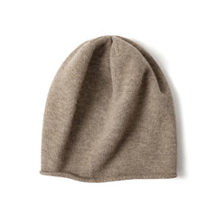 100% Cashmere Beanie for Women and Men Winter Cashmere Hat