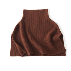 100%Cashmere Half Poncho Women Winter Thick Pashmina Shawls