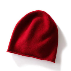 100% Cashmere Beanie for Women and Men Winter Cashmere Hat