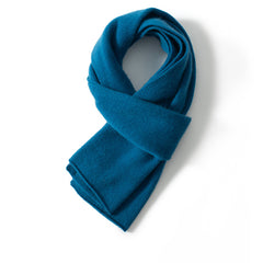 Classic Knit Soft 100% Cashmere Scarf Lightweight Wrap Scarf