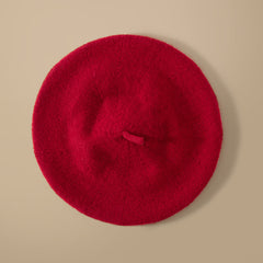 100% Cashmere Classic  French Beret Hat Casual Cap for Women