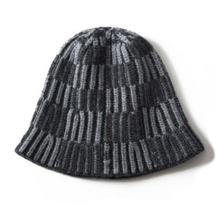 Pure Cashmere Bucket Hat for Women and Men Winter Cashmere Hat