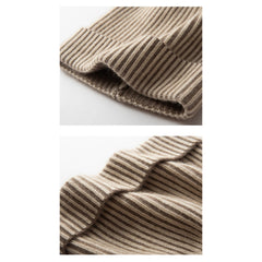 Cashmere Beanie Color Combination Winter Pure Cashmere Hat