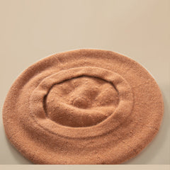 100% Cashmere Classic  French Beret Hat Casual Cap for Women