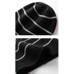 100% Cashmere Beanie Hat for Women and Men Winter Cashmere Hat
