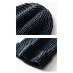 Cashmere Beanie Color Combination Winter Pure Cashmere Hat