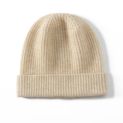 Pure Cashmere Beanie Hat Winter Cashmere Cap
