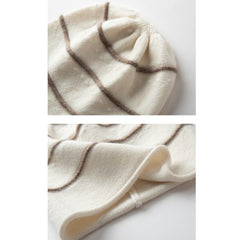 100% Cashmere Beanie Hat for Women and Men Winter Cashmere Hat