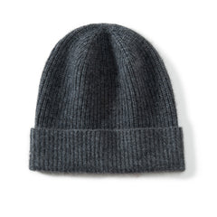 Pure Cashmere Beanie Hat Winter Cashmere Cap