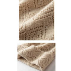 Cashmere Beanie for Women Winter Pure Cashmere Hat