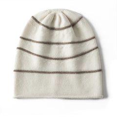 100% Cashmere Beanie Hat for Women and Men Winter Cashmere Hat