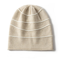 100% Cashmere Beanie Hat for Women and Men Winter Cashmere Hat