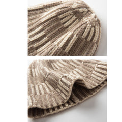 Pure Cashmere Bucket Hat for Women and Men Winter Cashmere Hat