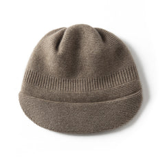Pure Cashmere Hat for Women Soft Warm Cashmere Hat