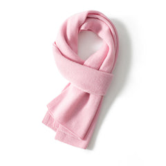 Classic Knit Soft 100% Cashmere Scarf Lightweight Wrap Scarf