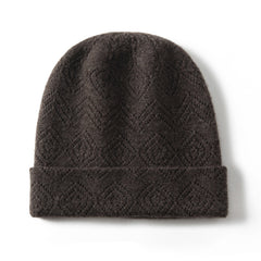 Cashmere Beanie for Women Winter Pure Cashmere Hat