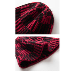 Pure Cashmere Bucket Hat for Women and Men Winter Cashmere Hat