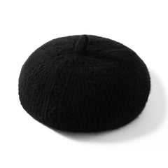 Pure cashmere Beret Soft Warm Girls Cashmere French Beanie Hat