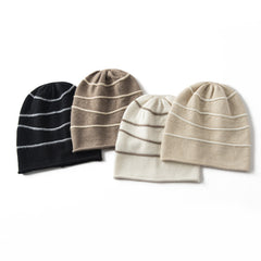 100% Cashmere Beanie Hat for Women and Men Winter Cashmere Hat