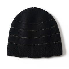 Pure Cashmere Beanie Hat for Women Winter Cashmere Hat