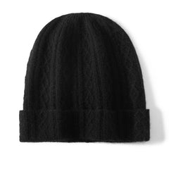Pure Cashmere Beanie Hat Winter Cashmere Cap