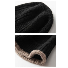 Pure Cashmere Bucket Hat for Women Winter Cashmere Hat