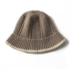 Pure Cashmere Bucket Hat for Women Winter Cashmere Hat