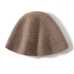 Pure Cashmere Bucket Hat Winter 100% Cashmere Hat