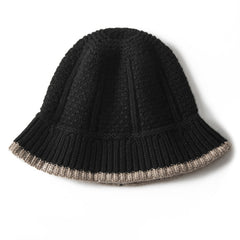 Pure Cashmere Bucket Hat for Women Winter Cashmere Hat