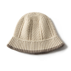 Pure Cashmere Bucket Hat for Women Winter Cashmere Hat