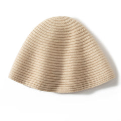 Pure Cashmere Bucket Hat Winter 100% Cashmere Hat