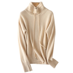Women's Cashmere Cowl Neck Knit Sweater