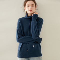 Women's Cashmere Cowl Neck Knit Sweater