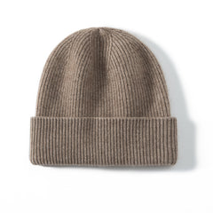 Pure Thick Cashmere Beanie  Winter Cashmere Hat Unisex