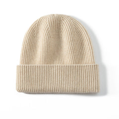Pure Thick Cashmere Beanie  Winter Cashmere Hat Unisex